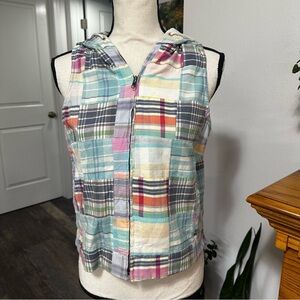 Polo Ralph Lauren patchwork patch pastel colors vest multicolor